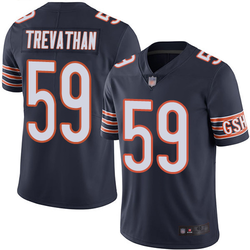 Chicago Bears Limited Navy Blue Men Danny Trevathan Home Jersey NFL Football #59 Vapor Untouchable->chicago bears->NFL Jersey